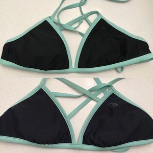 Reversible sport bikini top
